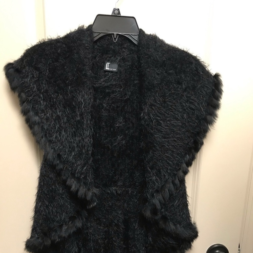 Love Token Black Knit Cardigan Sweater